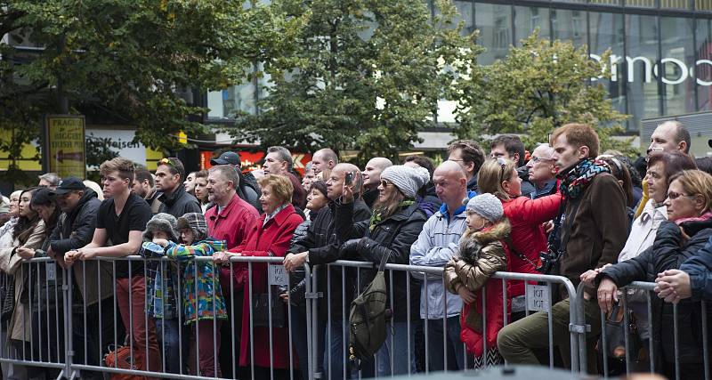 Koncert pro republiku na Václavském náměstí. 