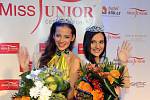 Miss Junior ČR Andrea Žiačiková a Miss Junior SR Dominika Krčeková