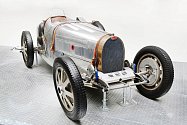 Bugatti v expozici Národního technického muzea. Na snímku závodní automobil Bugatti 51 Grand Prix.
