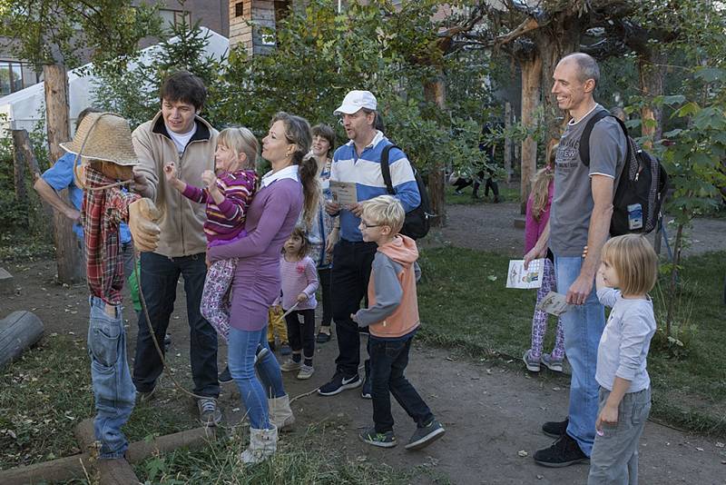 Z farmářských slavností pro rodiny s dětmi v Národním zemědělském muzeu v Praze.