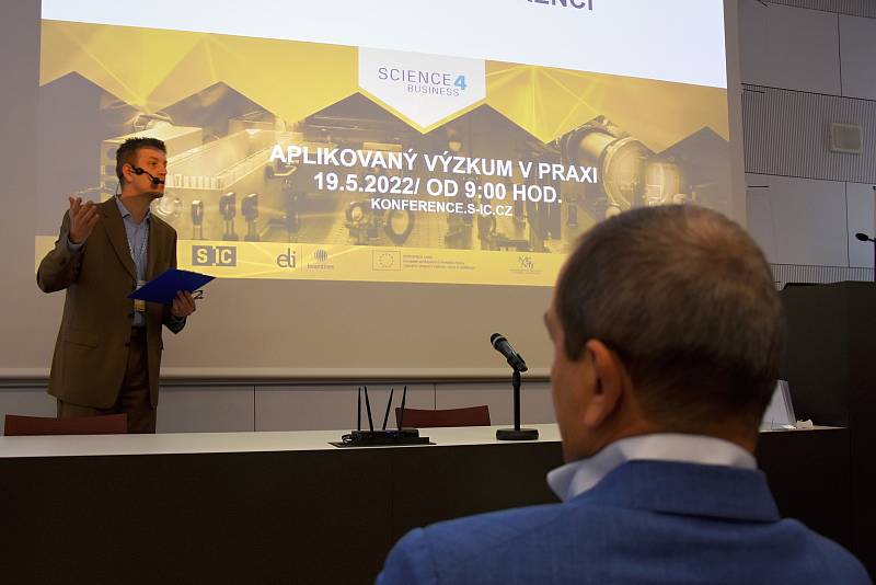 První konference Science4Business v dolnobřežanském laserovém centru ELI Beamlines SIC neboli Středočeské inovační centrum.