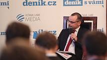 Setkání s primátorem Zdeňkem Hřibem. Debatu moderuje šéfredaktor Deníku Tomáš Skřivánek.