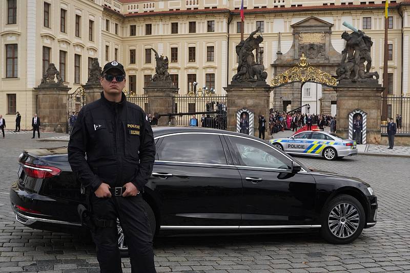 Pražský hrad v době premiérového zasedání evropských zemí ve formátu Evropského politického společenství.