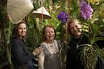 Zahájení výstavy Orchideje, poklady vietnamské džungle s patronkami Ivou Janžurovou a Sabinou a Theodorou Remundovými.