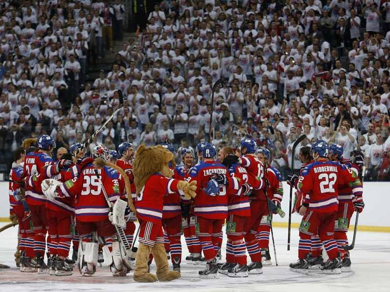 Finále play off Kontinentální hokejové ligy – 6. zápas: Lev Praha – Metallurg Magnitogorsk 5:4 v prodl. (2:1, 1:3, 1:0 - 1:0).