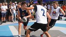 V areálu sportoviště Pražačka se konal basketbalový turnaj Red Bull Half Court 3x3.