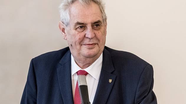 Prezident Miloš Zeman. 