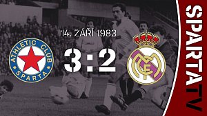 Sparta Praha - Real Madrid 3:2 (14. září 1983)