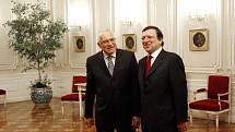 Prezident Václav Klaus přijal na Pražském Hradě komisaře Evropské unie v čele s jejich presidentem Josém Barrosem.