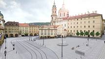 Malostranské náměstí (vizualizace). 