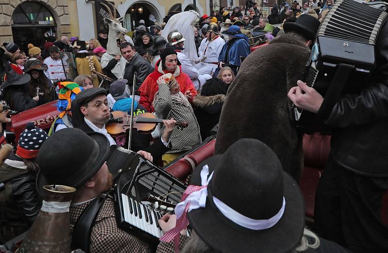 Malostranský masopust v sobotu 10.února 2018.