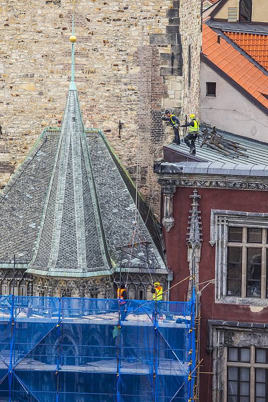 Praha poskytla internetové encyklopedii Wikipedia rozsáhlý soubor fotografií z rekonstrukce Staroměstské radnice.