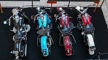 Výstava motocyklů Harley-Davidson na Arkádách Pankrác.