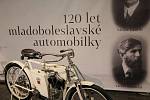 Z výstavy v Národním technickém muzeu v Praze u příležitosti 120 let mladoboleslavské automobilky.