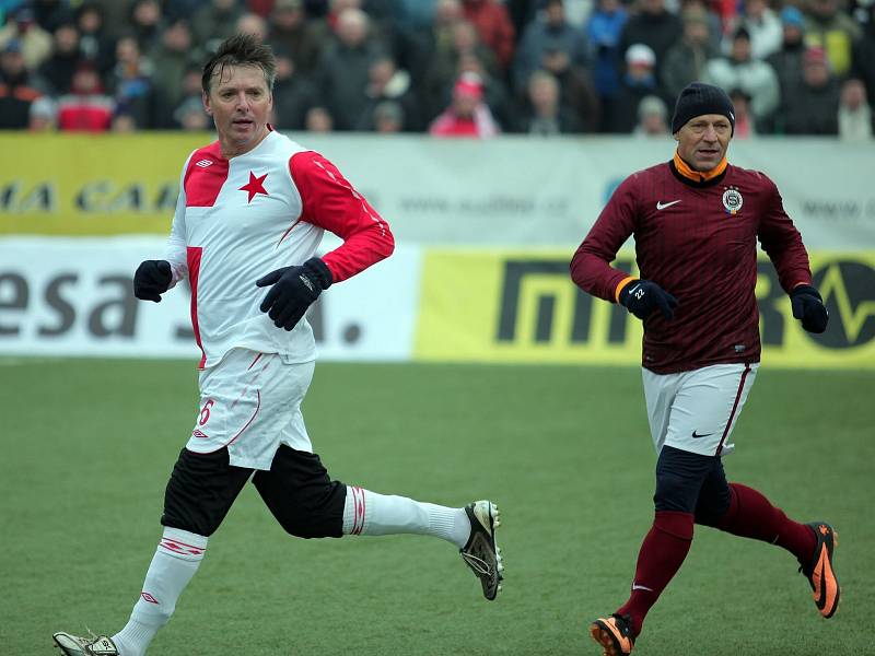 Silvestrovské derby fotbalových internacionálů SK Slavia Praha – AC Sparta Praha