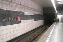 Metro C - stanice Muzeum. Ilustrační foto.