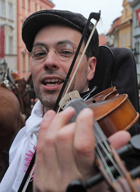 Malostranský masopust v sobotu 10.února 2018.