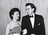 Svatební fotka Heleny a Iva Koskových z roku 1956.
