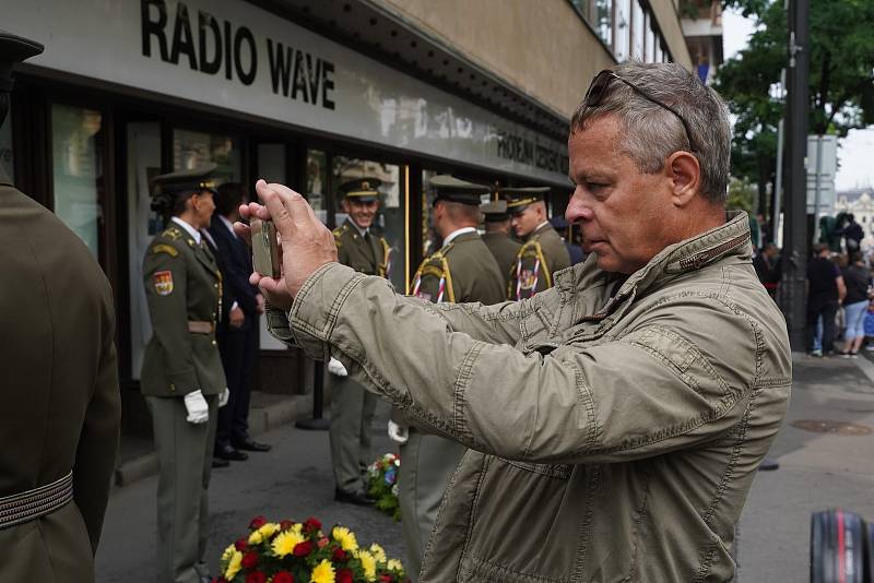 Uctění památky padlých v souvislosti s 54. výročím okupace Československa vojsky zemí Varšavské smlouvy.