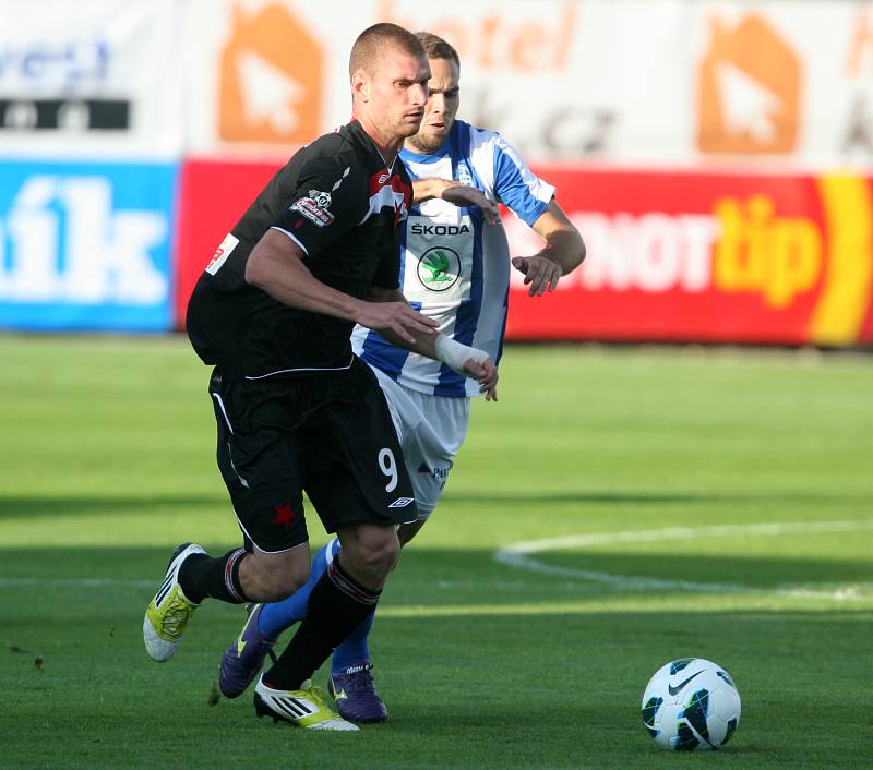 Slavia ani na čtvrtý pokus nevyhrála, po třech remízách prohrála v Boleslavi 0:1.