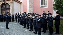 Ze slavnostního složení služebního slibu u Policie ČR v Praze.