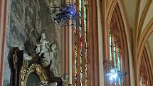 Drony z ČVUT pomáhají památkářům při dokumentaci a restaurování v kostele sv. Mořice v Olomouci.