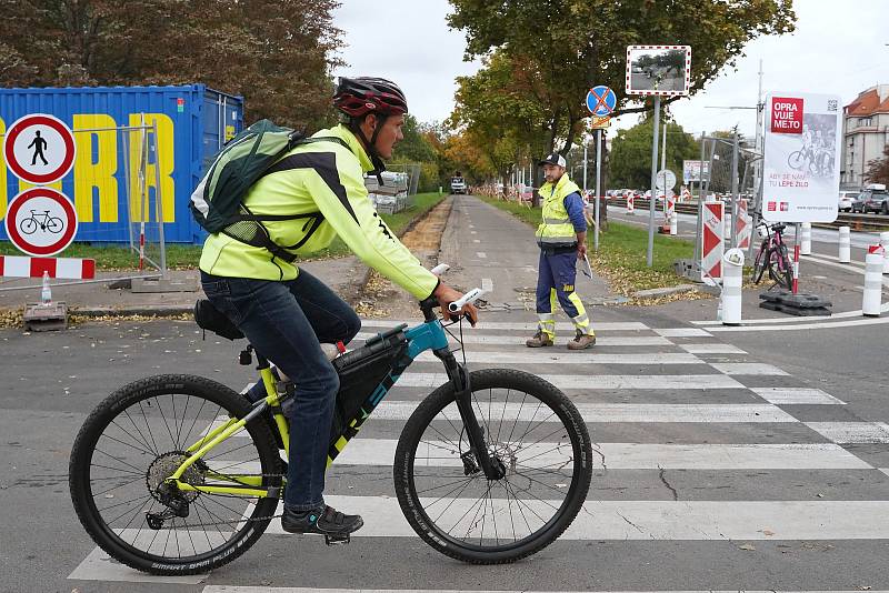 Revitalizace cyklotrasy v úseku Podolská vodárna - plavecký bazén Podolí.