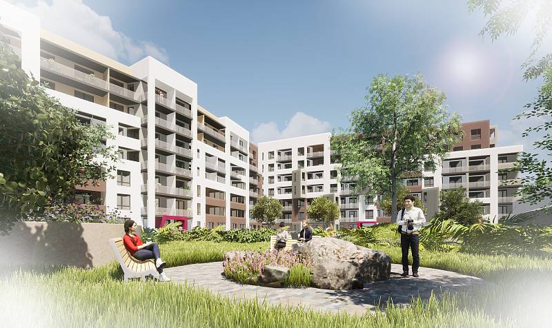 Nabídka nového bydlení na severním okraji Zahradního Města se rozroste o bezmála 140 bytů.