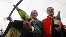 V rámci výstavy Víno a destiláty v Průmyslovém paláci na pražském Výstavišti proběhl pokus o překonání rekordu v sabráži (otevírání šampaňských vín šavlí).