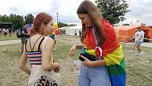 Duhový průvod na festivalu hrdosti LGBT+ komunity Prague Pride, 13. srpna 2022, Praha