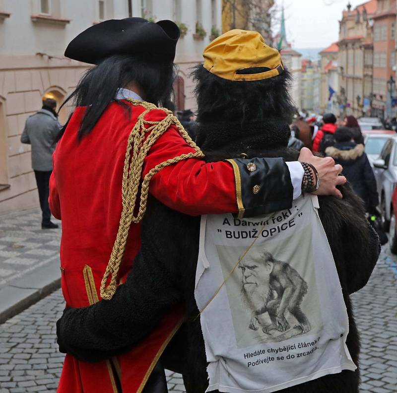 Malostranský masopust v sobotu 10.února 2018.