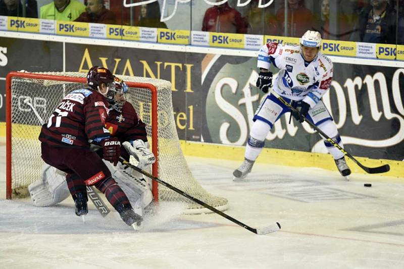 Čtvrtfinále play off hokejové extraligy - 4. zápas: HC Kometa Brno - HC Sparta Praha.