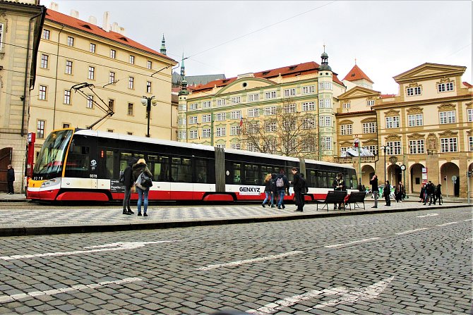 Tramvaje v Praze.