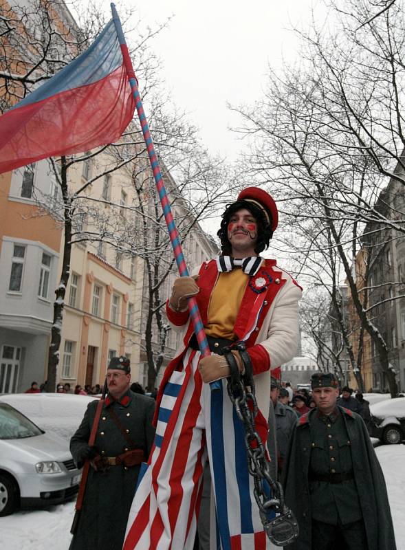 Závěrečný průvod 20.ročníku Žižkovského masopustu