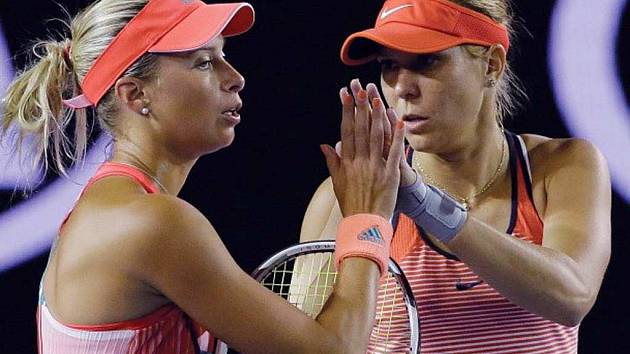 Andrea Hlaváčková a Lucie Hradecká.