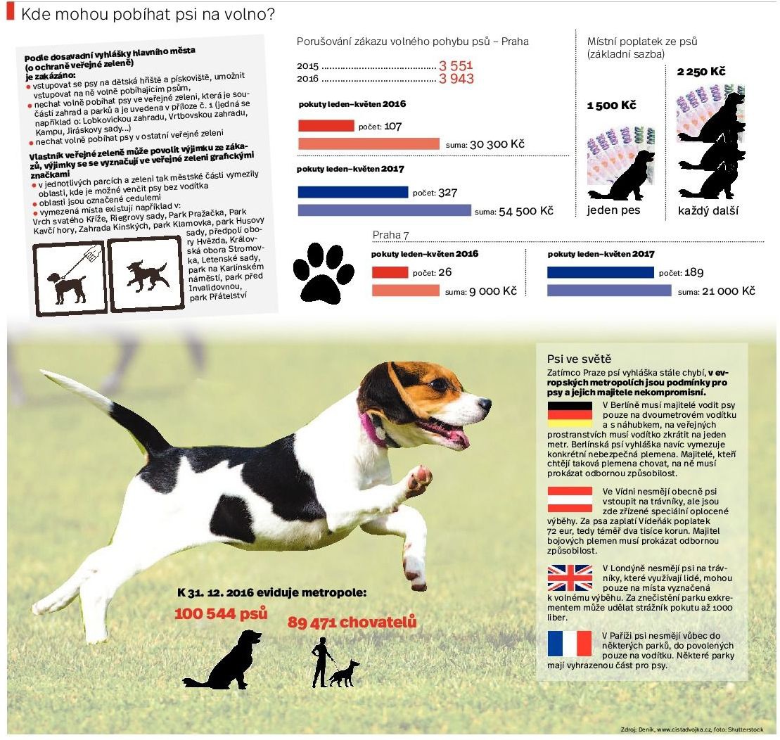 Konec volného pohybu psů v metropoli? Vyhláška není potřeba, tvrdí pejskaři  - Pražský deník