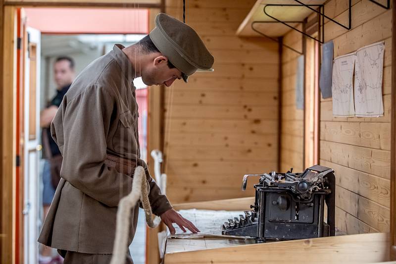 legionářské muzeum na kolejích je od 2. srpna přístupné v areálu budoucího Železničního muzea Národního technického muzea.