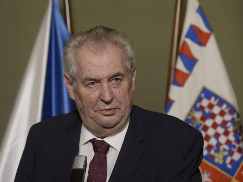 Miloš Zeman. 