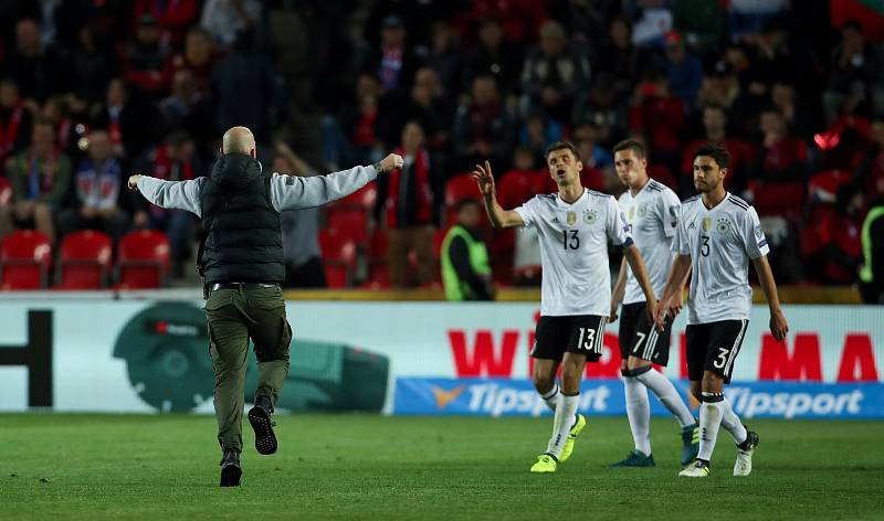 Zápas kvalifikace MS 2018 ČR vs Německo, hraný 1. září v Praze.