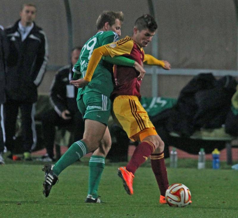 Dohrávka 'zhasnutého' zápasu fotbalové Synot ligy Dukla Praha - 1. FK Příbram 0:0.