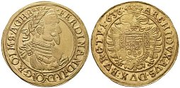 Dražba historických mincí při aukci Aurea Numismatika nazvaná 100 rarit.