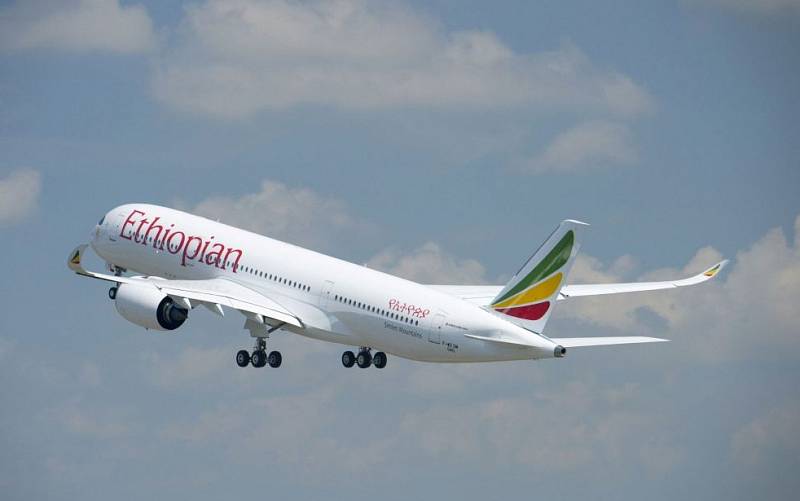 Airbus A350-900 společnosti Ethiopian Airlines