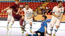 Češí akademici podlehli v semifinále MS ve futsalu Rusku 1:5, 9. července 2016.