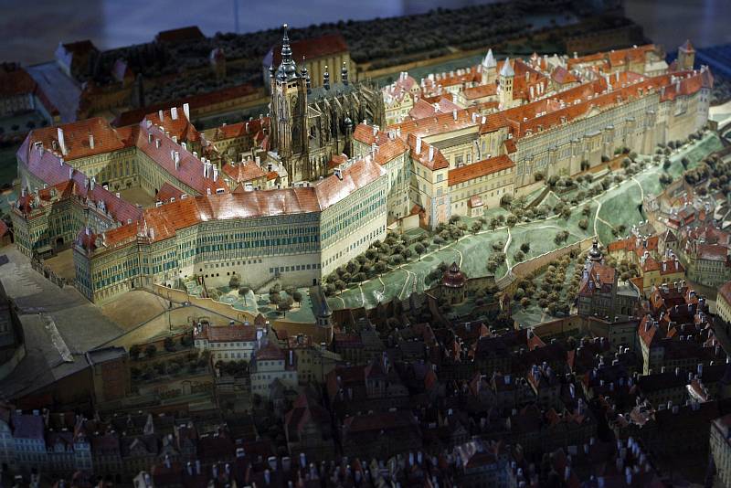 Pražský hrad v celé své tehdejší kráse.