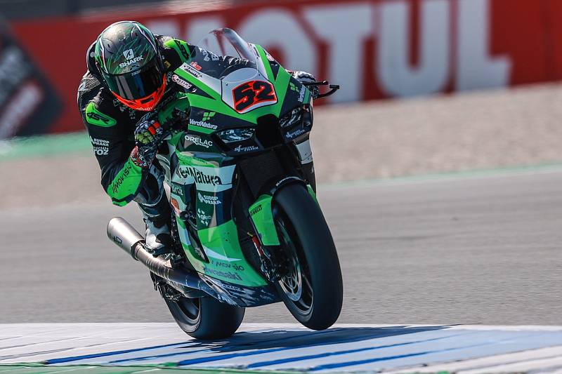 Oliver König při závodu Moto GP v Portugalsku.