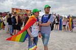 Duhový průvod na festivalu hrdosti LGBT+ komunity Prague Pride, 13. srpna 2022, Praha