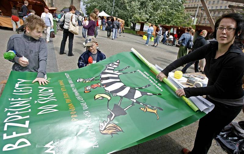 EKOFESTIVAL. Na dvacet ekologických sdružení se představilo na náměstí Míru.