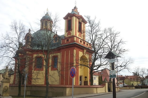 Kostel sv. Jakuba Staršího v Kunraticích.