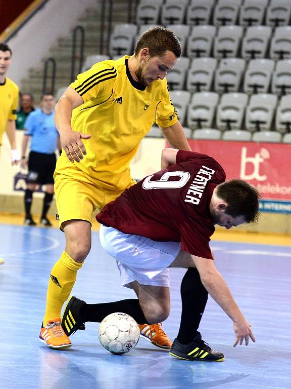 II. zápas čtvrtfinále play off Chance futsal ligy: AC Sparta Praha - Nejzbach Vysoké Mýto, 19. dubna 2016.