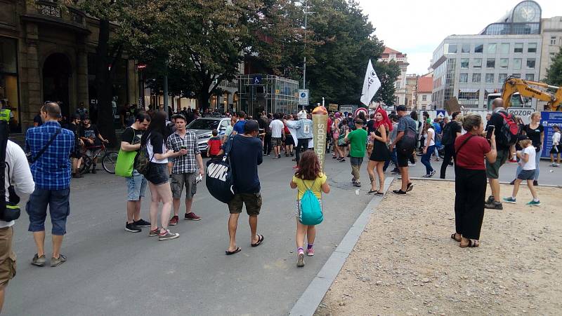 Million Marihuana March 2020. Václavské náměstí.